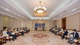 海螺水泥總經(jīng)理任勇會(huì)見中國(guó)工程院副院長(zhǎng)徐德龍