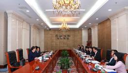 安徽省地稅局副局長洪曉建一行來海螺調(diào)研指導