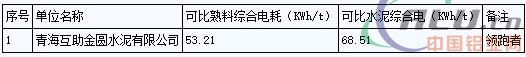 青海省2016年電解鋁、水泥行業(yè)能效“領(lǐng)跑者”企業(yè)名單公告