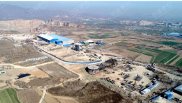 年產(chǎn)1000萬噸的多位一體水泥、混凝土、砂石項目建設神速！