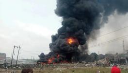慘烈！卡車沖進(jìn)液化氣瓶堆引發(fā)爆炸！已致15人死亡！