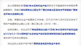 河南省兩條水泥熟料生產(chǎn)線不再具備恢復(fù)生產(chǎn)條件！