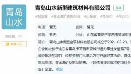 山水水泥于青島建“山水新建”公司，持股100%！