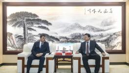 擴大投資項目！華新總裁李葉青會見塔吉克斯坦駐華大使！