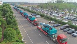 批量出口非洲！山河智能一體化潛孔鉆機助力“一帶一路”建設(shè)