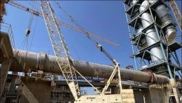 又一家水泥企業(yè)3500t/d熟料生產(chǎn)線回轉(zhuǎn)窯順利合龍！